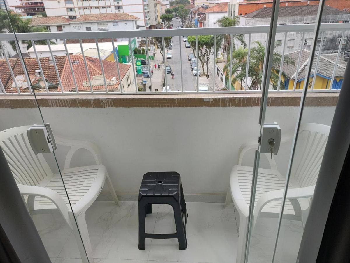 סנטוס Apartamento Na Praia Do Gonzaga מראה חיצוני תמונה